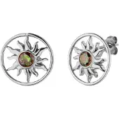 Purelei Boucles d'oreilles 'Luana Coin' argent