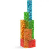 Geomag Jouet de construction Magicube Gem Colors Crystal 64 pièces magnétiques