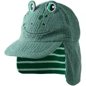 Next Chapeau vert / émeraude / noir / blanc