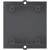 Bachmann Custom Modul cache opaque avec dôme à visser, noir