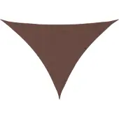 vidaXL Voile de parasol tissu oxford triangulaire 3x3x4,24 m marron