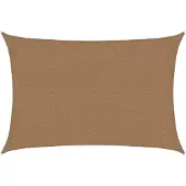 vidaXL Voile d'ombrage 160 g/m² Taupe 2x2,5 m PEHD