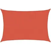 vidaXL Voile d'ombrage 160 g/m² Terre cuite 4x5 m PEHD