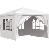 vidaXL Tente de réception 3x3 m blanche