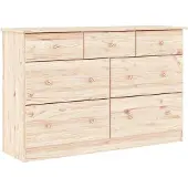 vidaXL Commode ALTA 112x35x73 cm Pin massif