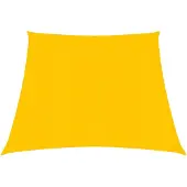 vidaXL Voile d'ombrage 160 g/m² Jaune 3/4x2 m PEHD