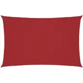 vidaXL Voile de parasol tissu oxford rectangulaire 2x4,5 m rouge
