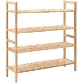 vidaXL Étagère à chaussures Bois de noyer massif 69 x 26 x 81 cm