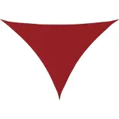 vidaXL Voile de parasol tissu oxford triangulaire 4x5x6,4 m rouge