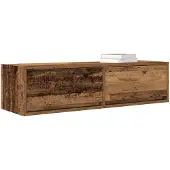 vidaXL Armoire TV vieux bois 100 x 31 x 25,5 cm Bois composite