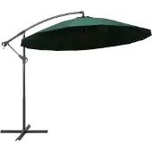 vidaXL Parapluie vert 3 m Mât en aluminium