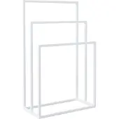 vidaXL Porte-serviettes sur pied Blanc 48x24x79 cm Fer