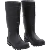 vidaXL Bottes en caoutchouc Noir taille 41 PVC