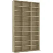 vidaXL Armoire à CD Chêne sonoma 102x16x177,5 cm Bois d'ingénierie
