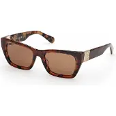 MAX&Co. Lunettes de Soleil Max &amp;co MO0124 53/19/140 Dark havana Front acetate WOMAN MO0124
