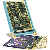Vilac Jeu de labyrinthe - 35x44 cm - 3-in-1 - Bois - - UneTaille - Jeu