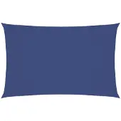 vidaXL Voile de parasol tissu oxford rectangulaire 4x7 m bleu