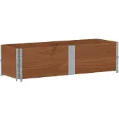 vidaXL Jardinière marron 150x50 cm bois massif de pin