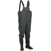 vidaXL Cuissardes avec bottes vert foncé taille 44