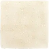 vidaXL Tapis shaggy à poils longs NAVARRA crème 120x120 cm polyester
