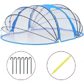 vidaXL Dôme de piscine ovale 530x410x210 cm
