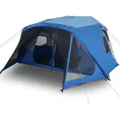 vidaXL Tente familiale 10 personnes bleue Quick Release étanche à l'eau