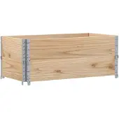 vidaXL Jardinière 100x50 cm bois de pin massif