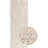 vidaXL Tapis ZIZUR Crème 80x200 cm Aspect jute Intérieur et extérieur