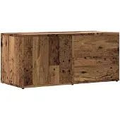 vidaXL Armoire TV aspect bois ancien 80x34x35,5 cm Bois composite