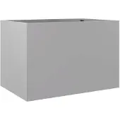 vidaXL Jardinière argenté 62x40x39 cm acier galvanisé