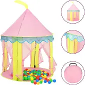 vidaXL Tente de jeu pour enfants Rose 100x100x127 cm