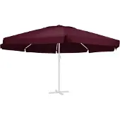 vidaXL Housse de rechange pour parasol Bordeaux rouge 600 cm