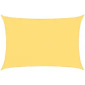 vidaXL Voile d'ombrage 160 g/m² Beige 2x3 m PEHD
