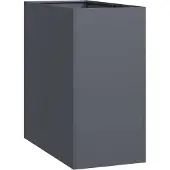 vidaXL Bac à plantes anthracite 40x80x80 cm Acier