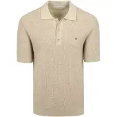 Gant Polo Maille Beige taille 3XL