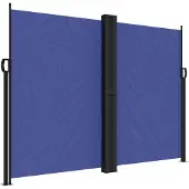 vidaXL Store latéral extensible bleu 180x1200 cm