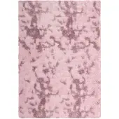 vidaXL Tapis Shaggy à poils longs NAVARRA rose poudré 160x230 cm