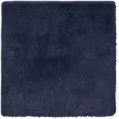 vidaXL Tapis Shaggy à poils longs NAVARRA bleu marine 200x200 cm Polyester
