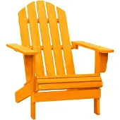 vidaXL Chaise de jardin Adirondack en bois massif de sapin orange