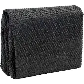vidaXL Couverture de piscine rectangulaire 600x400 cm PE noir