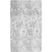 vidaXL Tapis shaggy à poils longs NAVARRA gris clair 80x150 cm