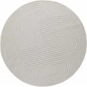 vidaXL Tapis ronds PALMERAS Crème Ø 200 CM Polyester