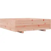 vidaXL Jardinière 90x90x26,5 cm bois massif douglas