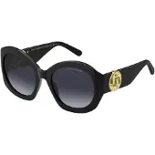 Marc Jacobs Lunettes de soleil or / noir / argent