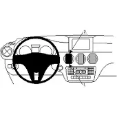 Brodit Proclip Mercedes Benz Mercedes Benz A-Class / CLA-Class / GLA-Class Fixation Centrale
