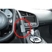 Brodit 855165 Support voiture Audi R8, Support pour smartphone, Noir