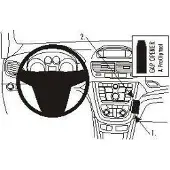 Brodit ProClip Opel Mokka année 13-16, Support pour smartphone, Noir