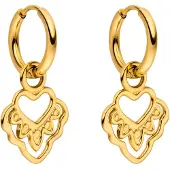 Purelei Boucles d'oreilles 'Heart' or