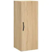 vidaXL Armoire murale Chêne Sonoma 34,5x34x90 cm Matériau dérivé du bois