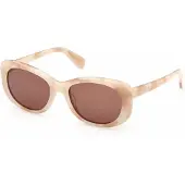 MAX&Co. Lunettes de Soleil Max &amp;co MO0155 54/18/140 Shiny beige Front acetate WOMAN MO0155